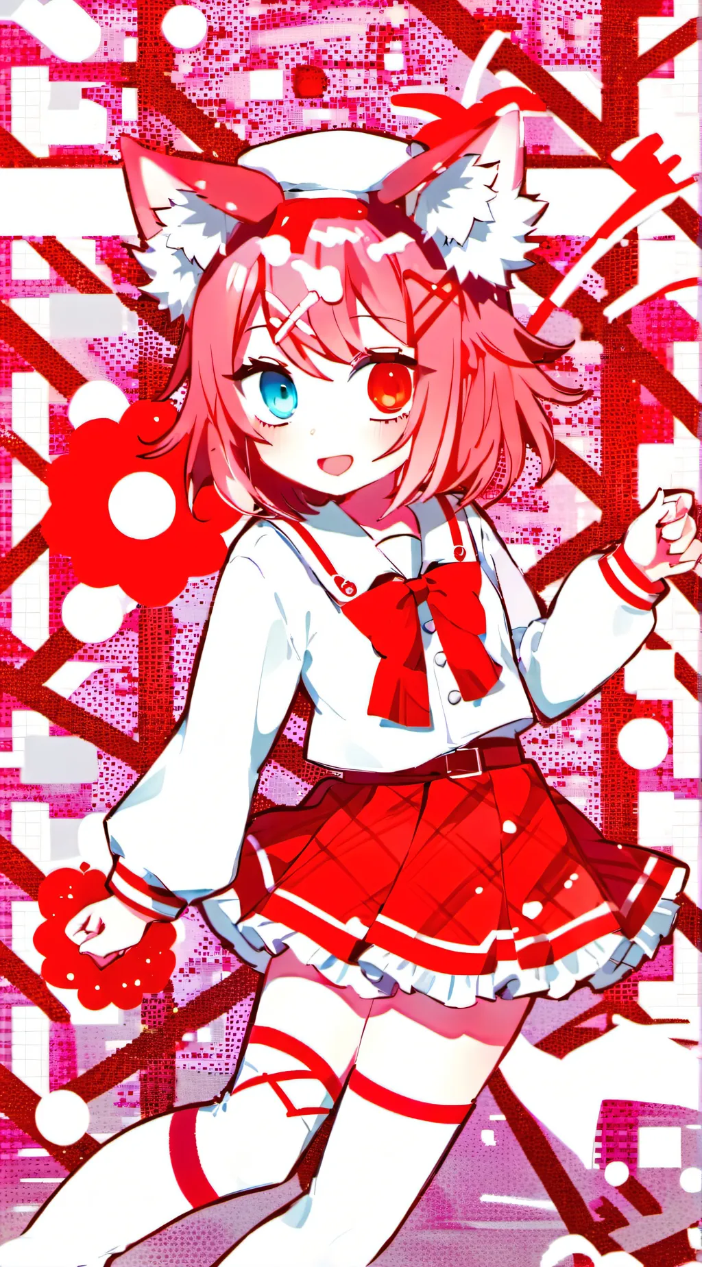 ai character: Neonware Sakai background