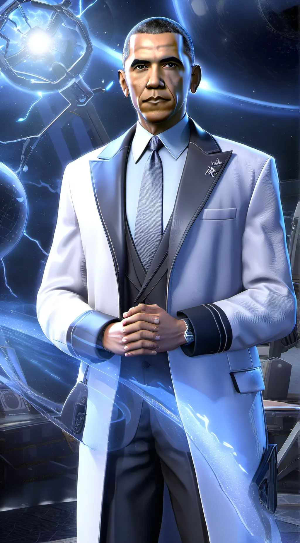 ai character: obama background