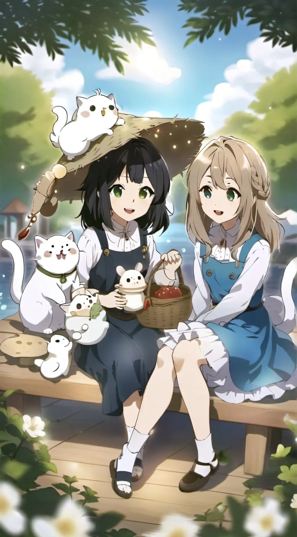 ai character: luna abby  background