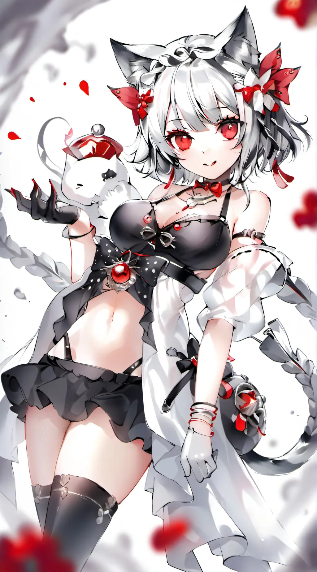 ai character: moonlight background