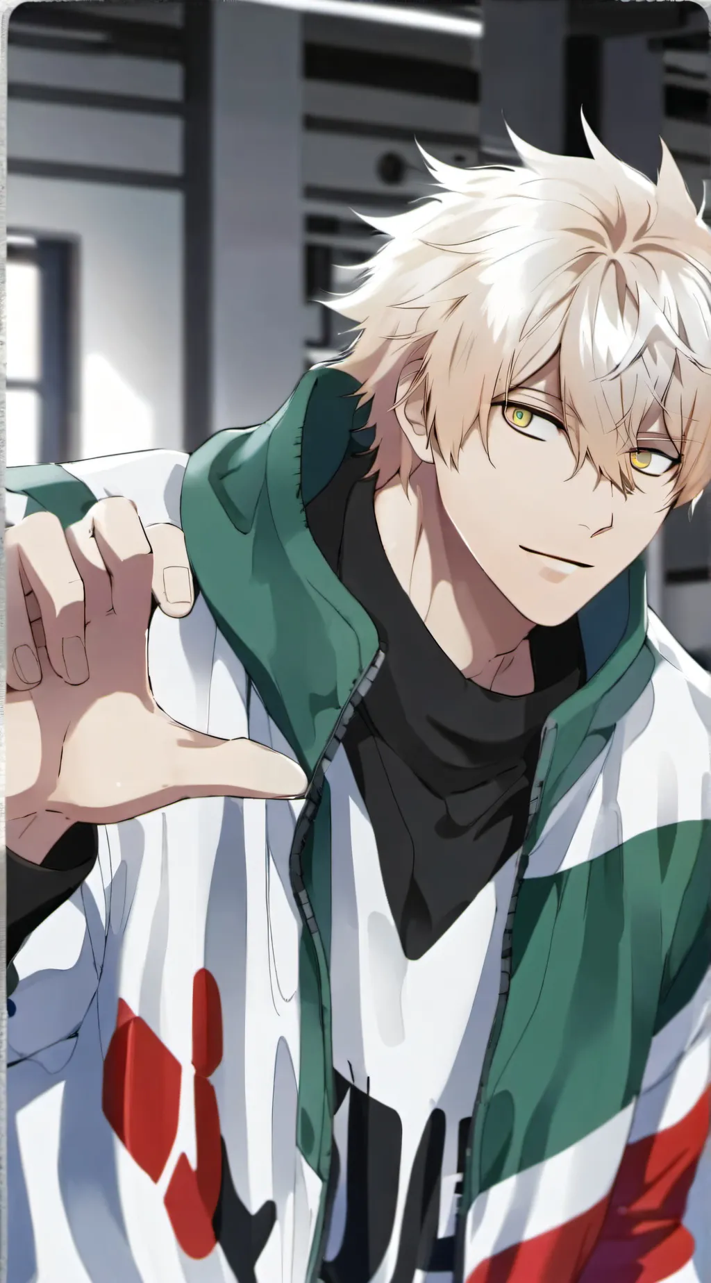 ai character: Bakugo  background