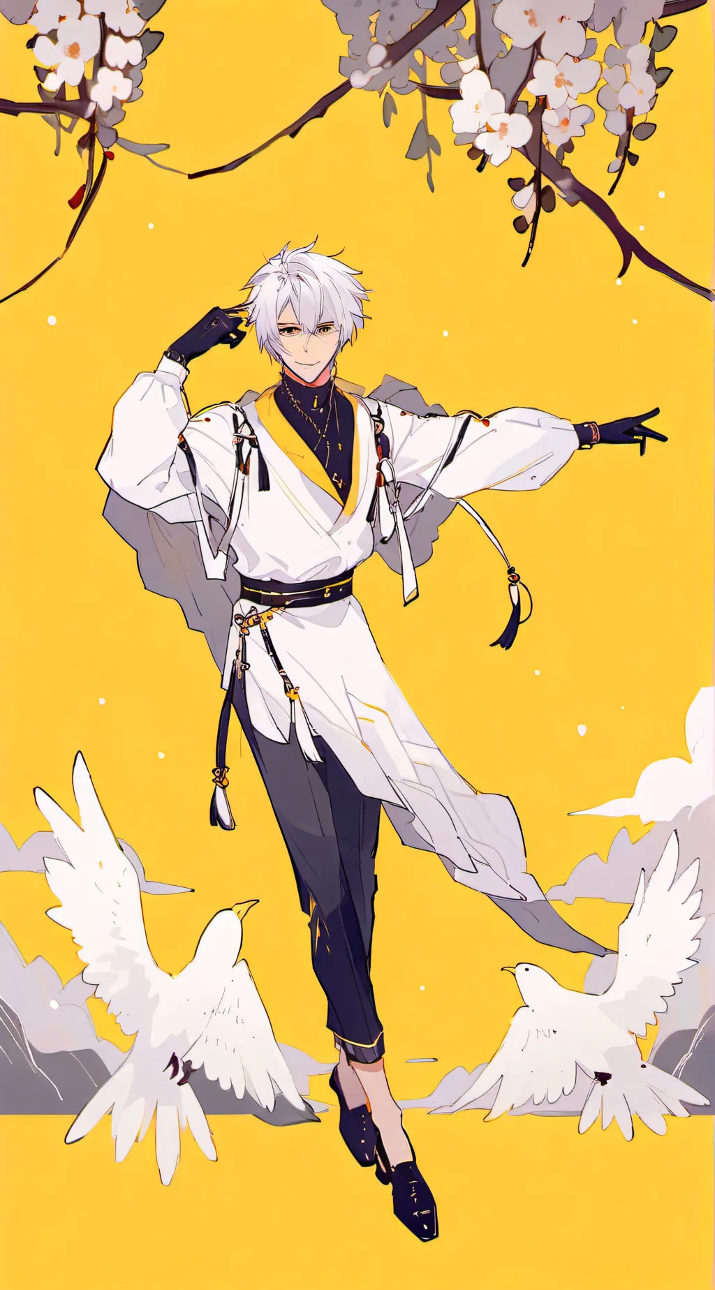 ai character: cherish background