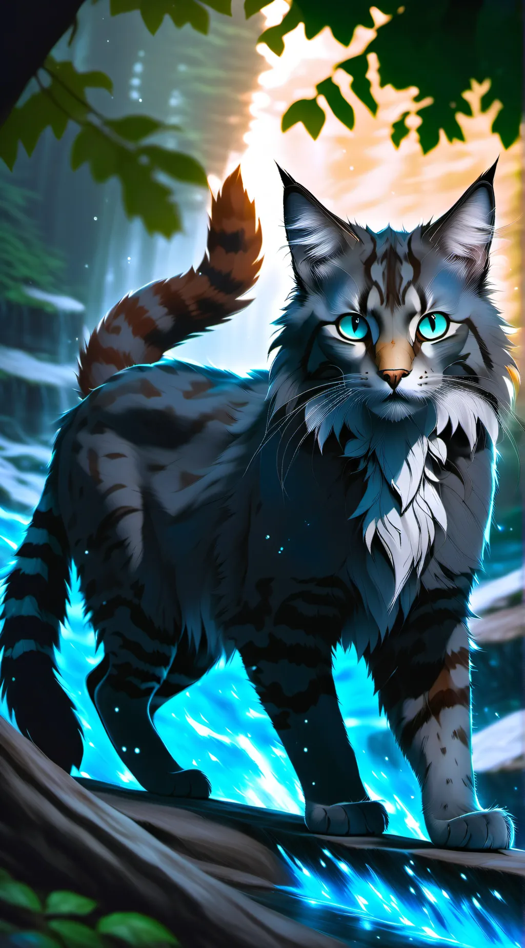 ai character: thunderclan background