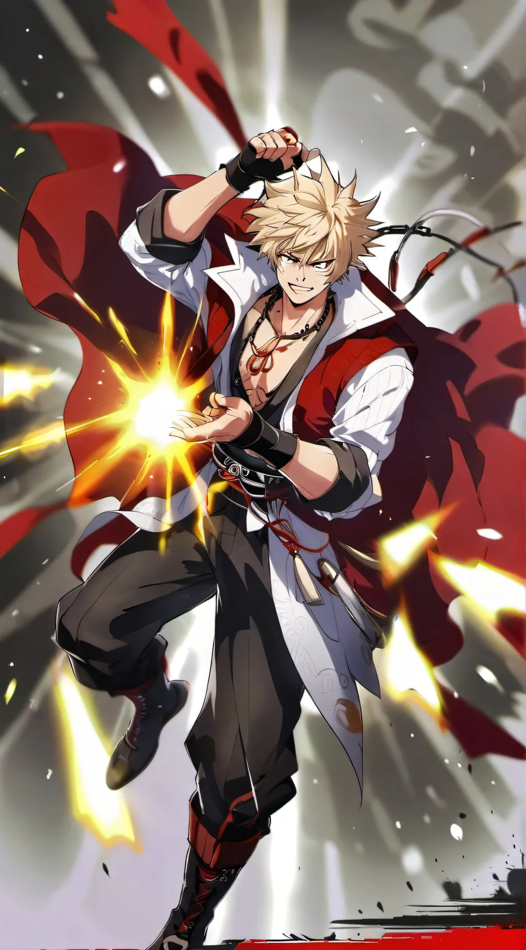 ai character: Mha (battle Trial) background