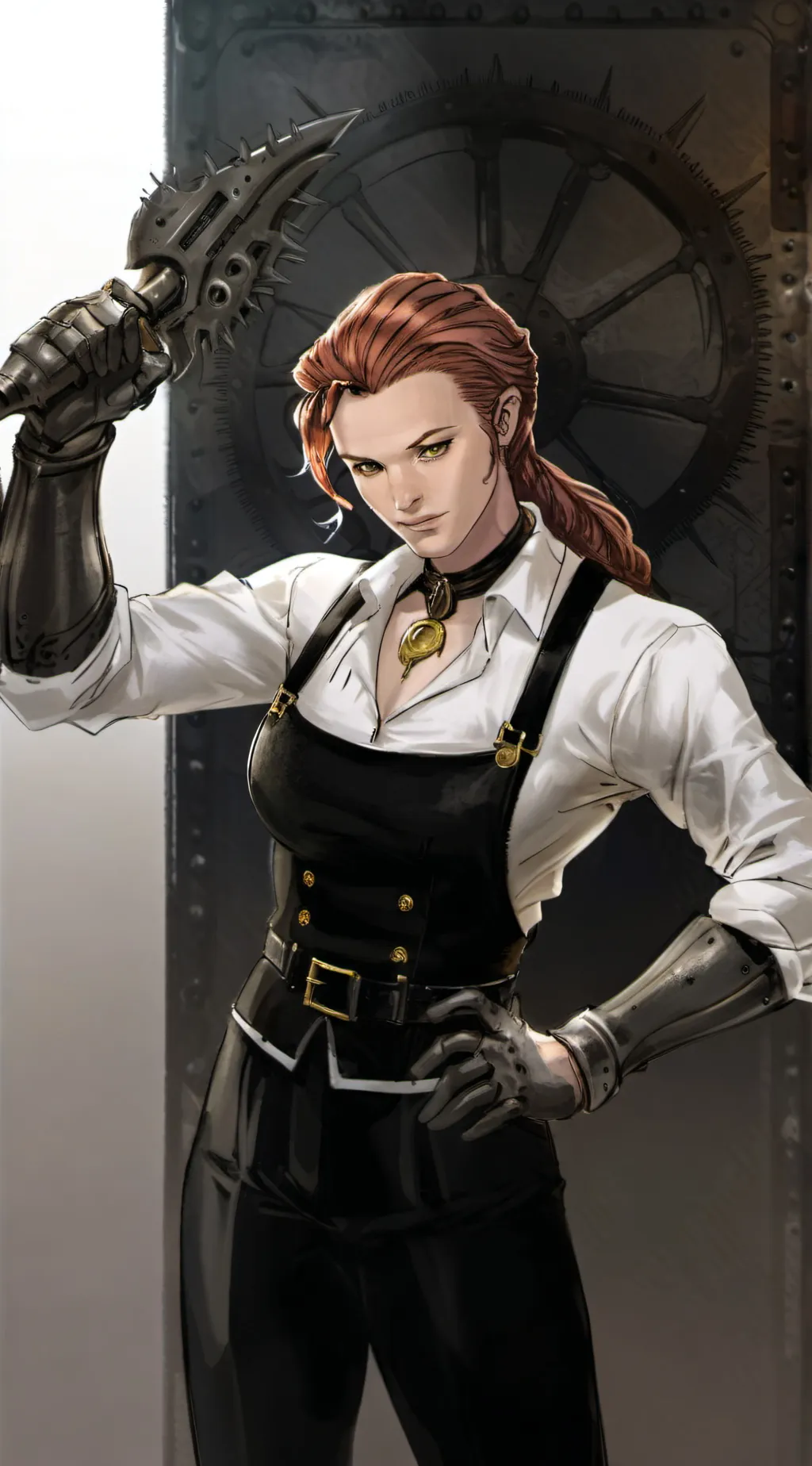 ai character: Ravine background