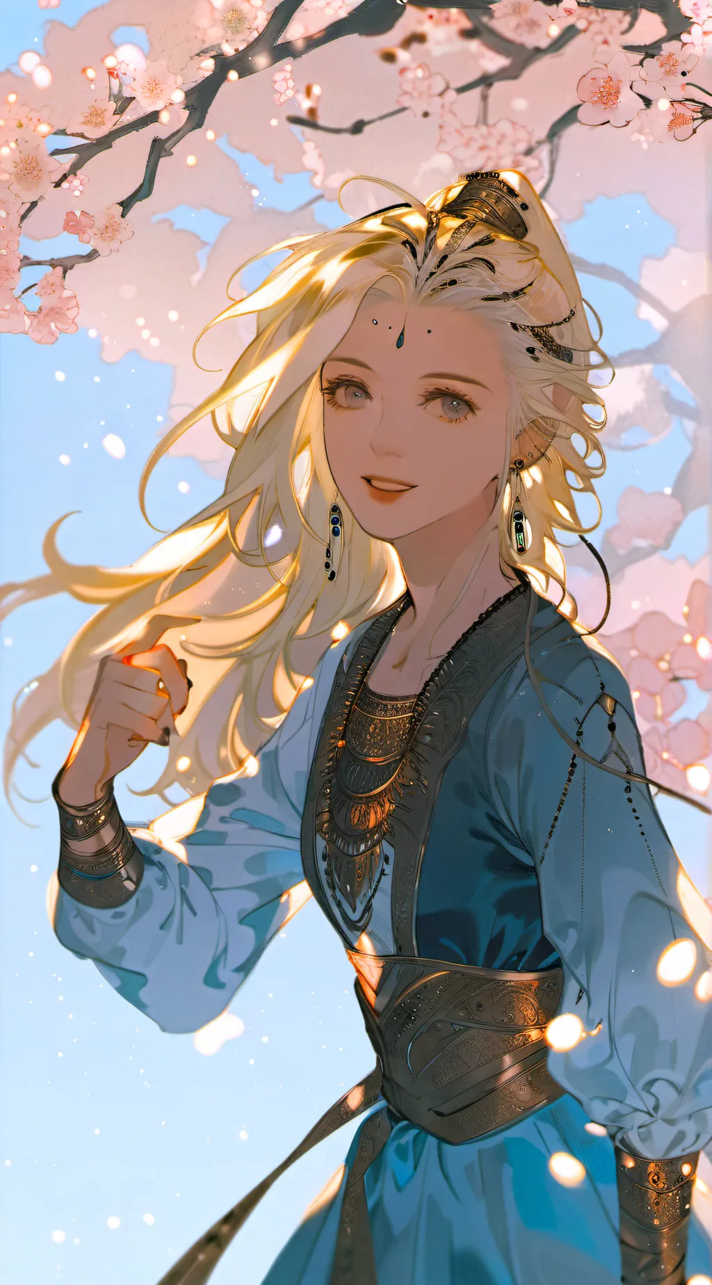 ai character: Leah  background