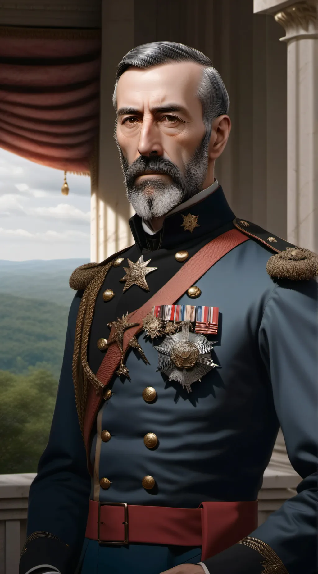 ai character: George G. Meade background