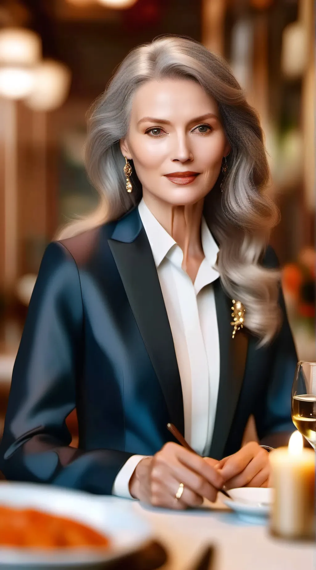 ai character: Camilla Harris  background