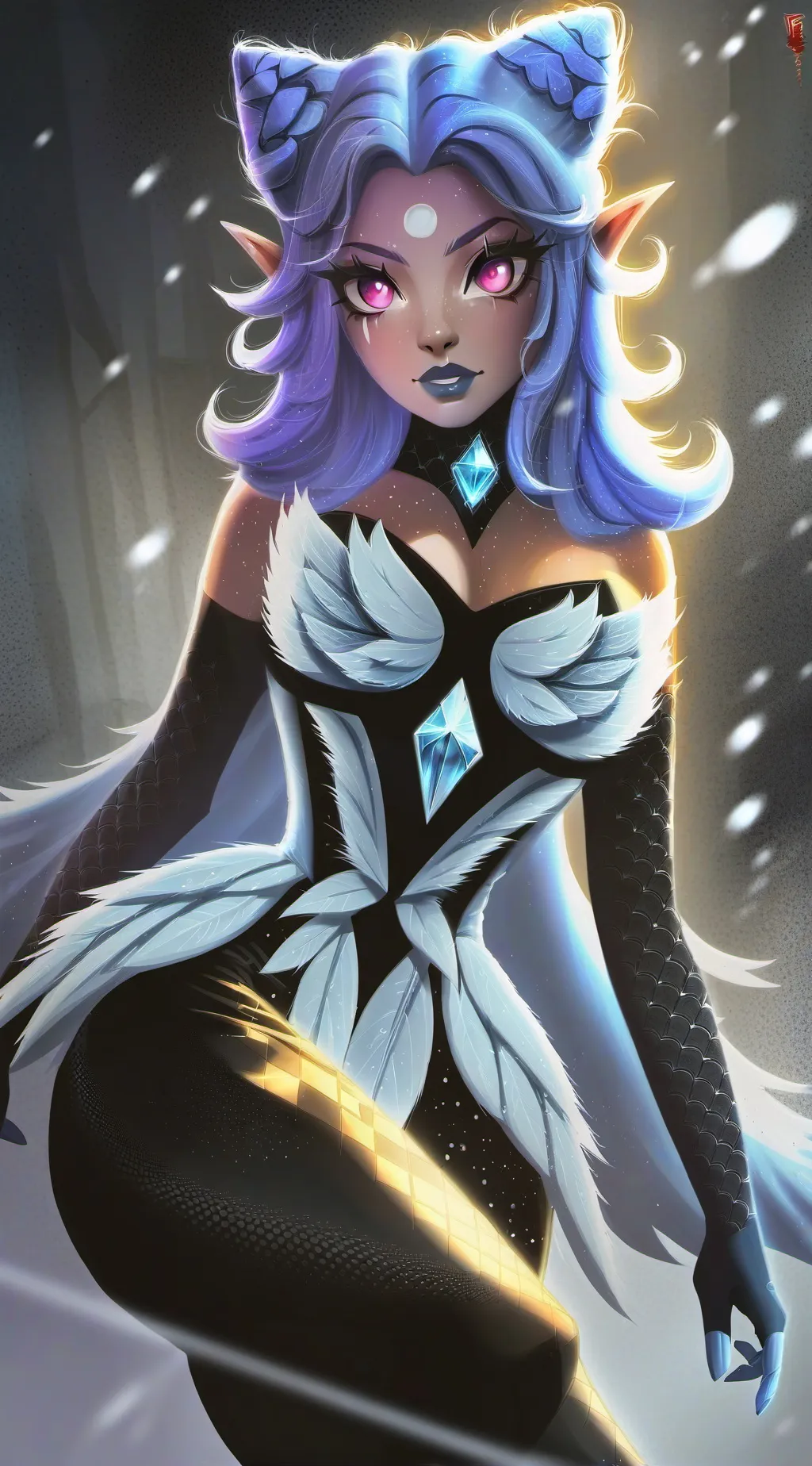 ai character: Icey background