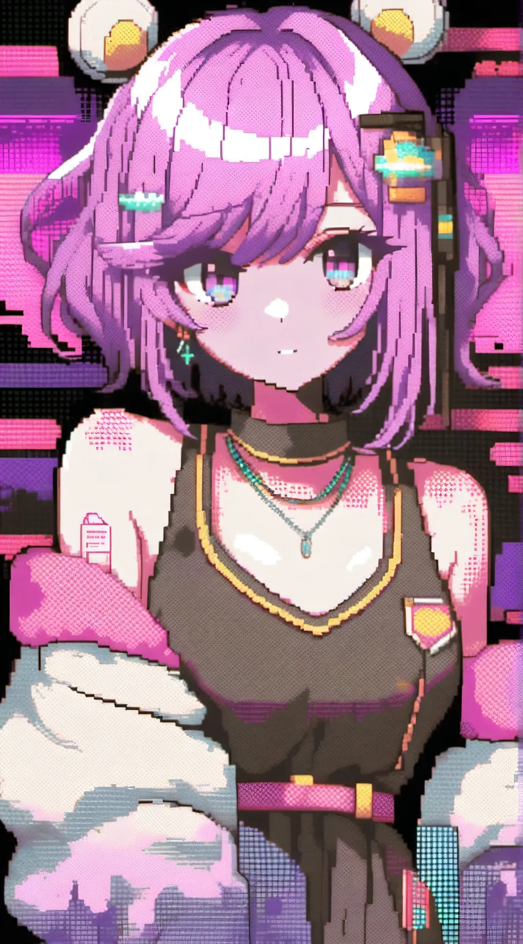 ai character: Luna background