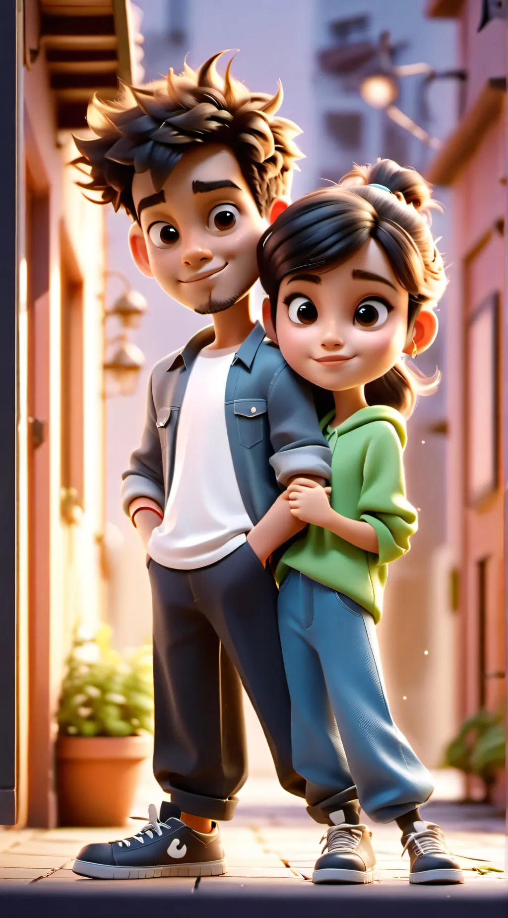 ai character: blah blah blah background