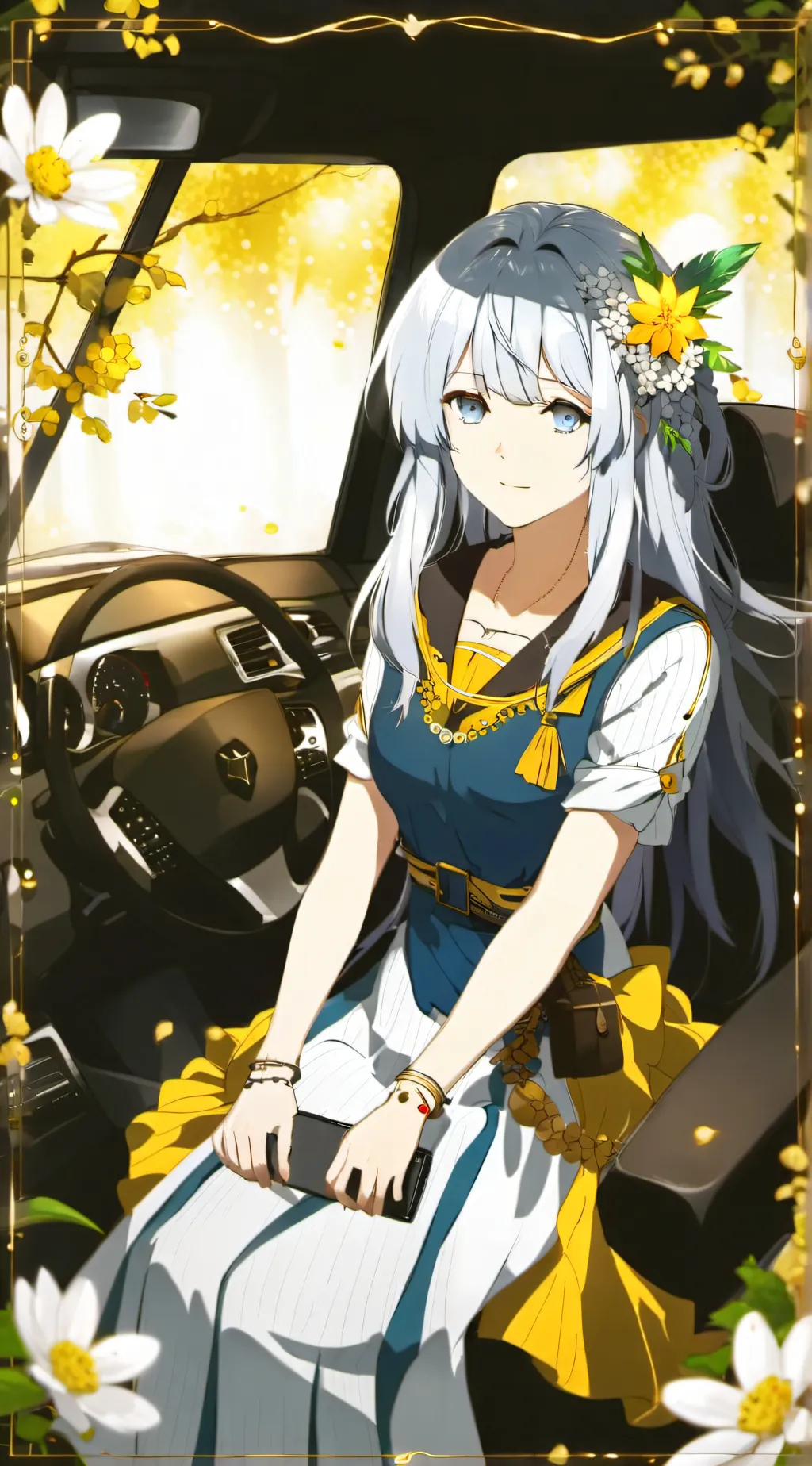 ai character: mha car crash  background