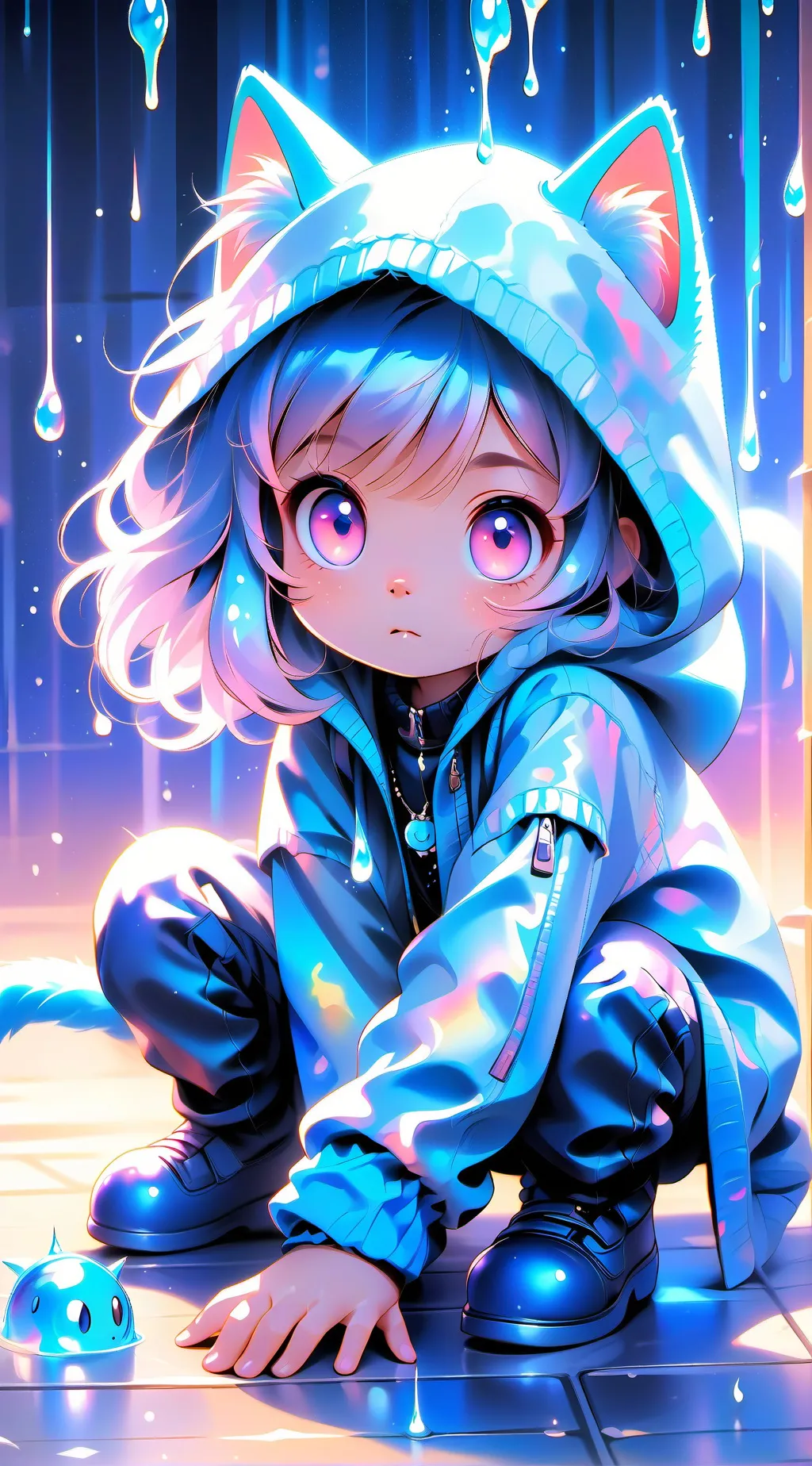 ai character: little sister  background