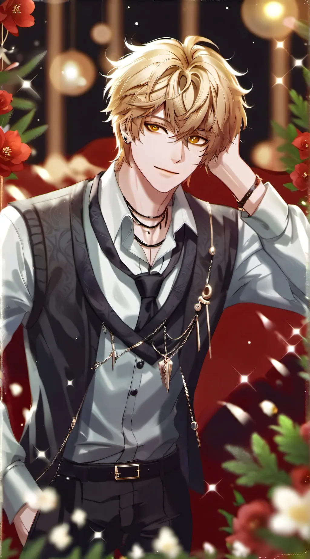 ai character: Navid  background