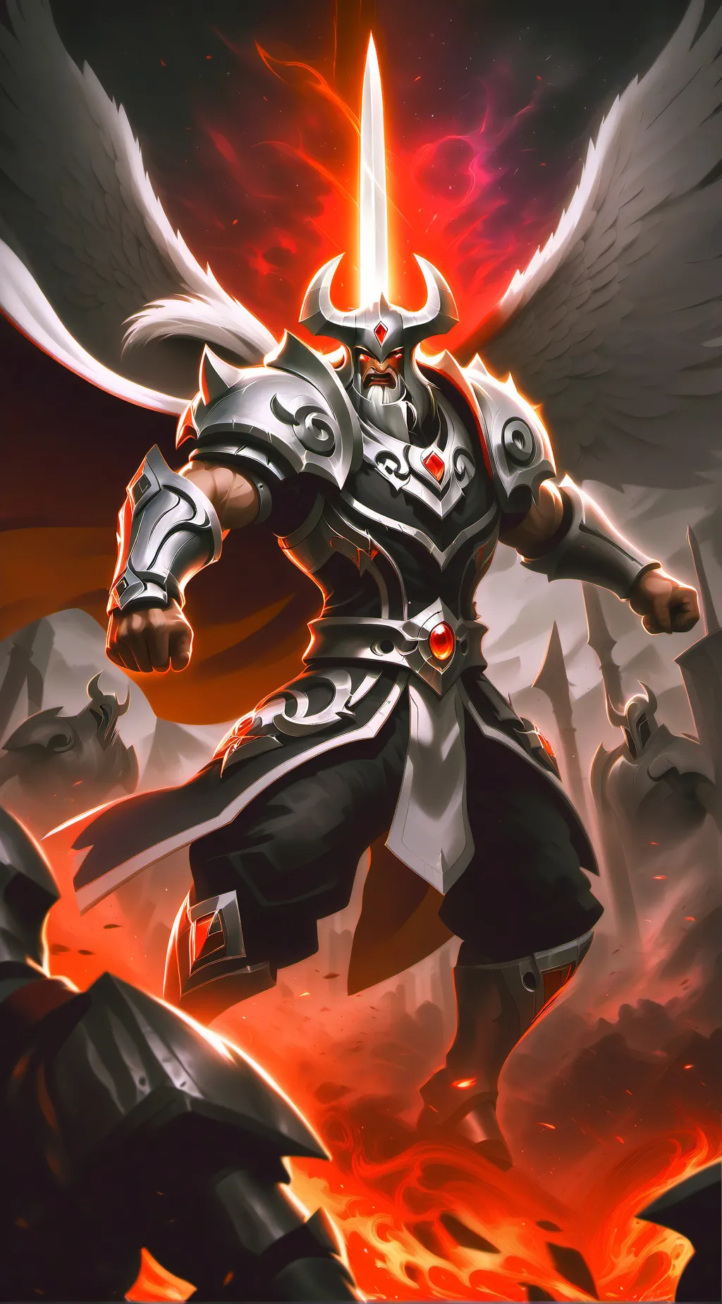 ai character: meme background