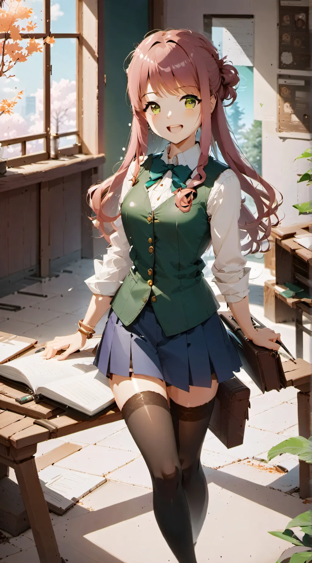ai character: Monika background