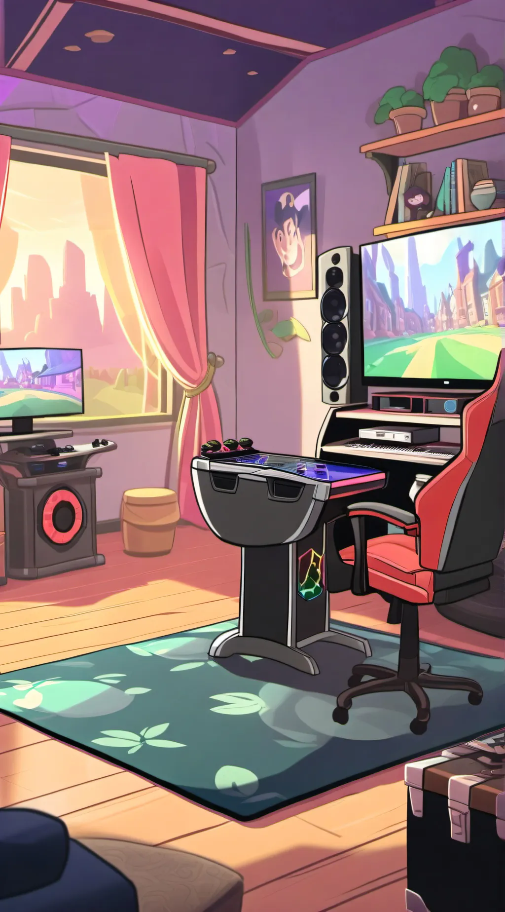 ai character: Livestream TUA background