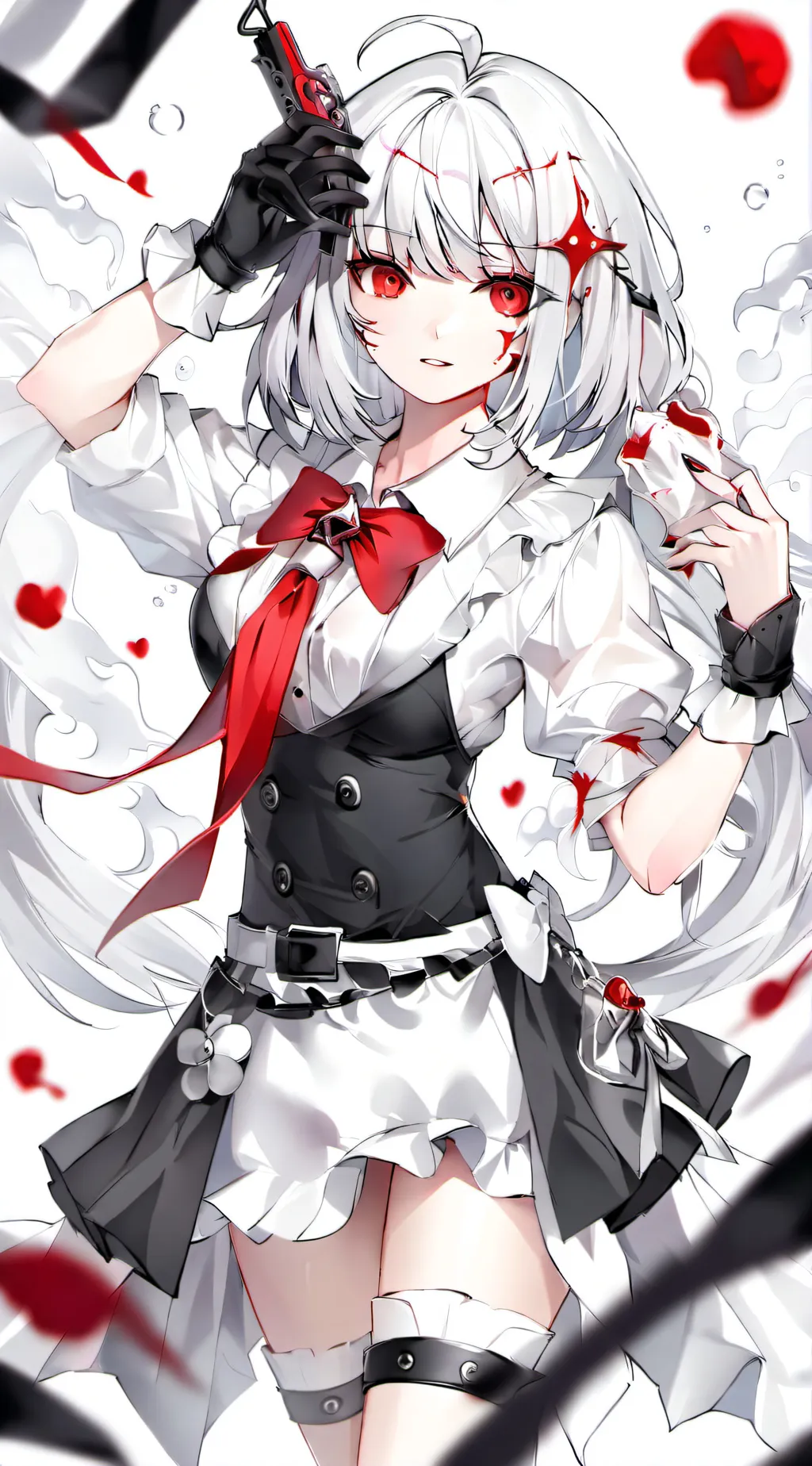 ai character: Vampire girl v2 background