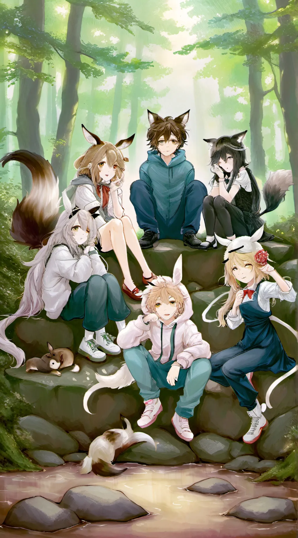 ai character: Therian Group background