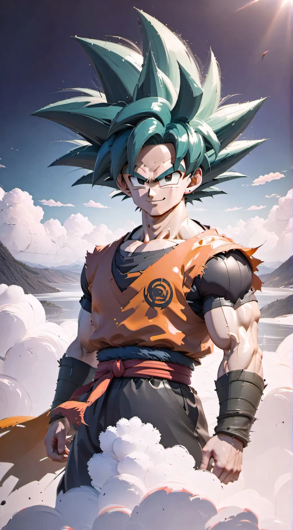 ai character: Goku  background