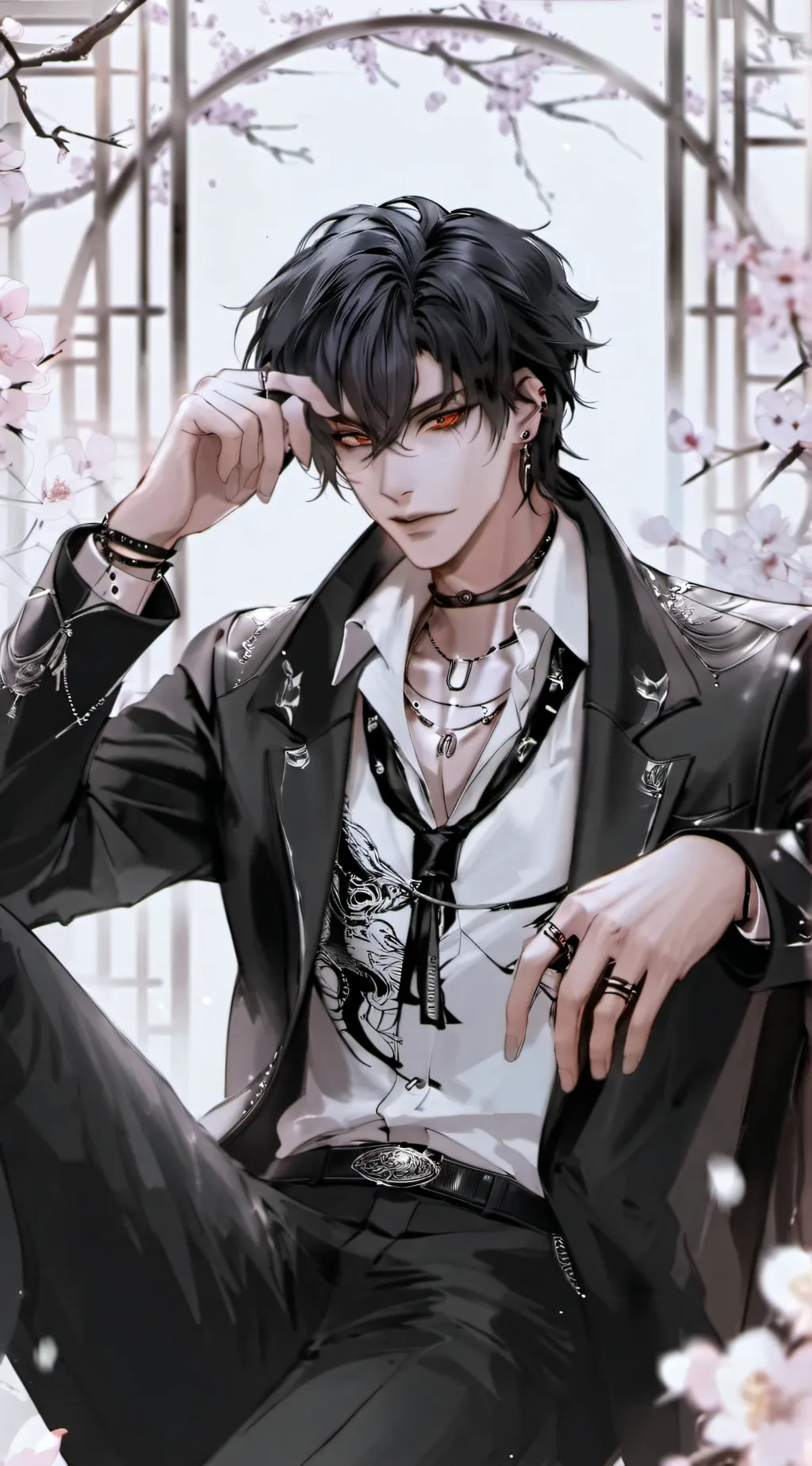 ai character: Zhyden ✨💀 background