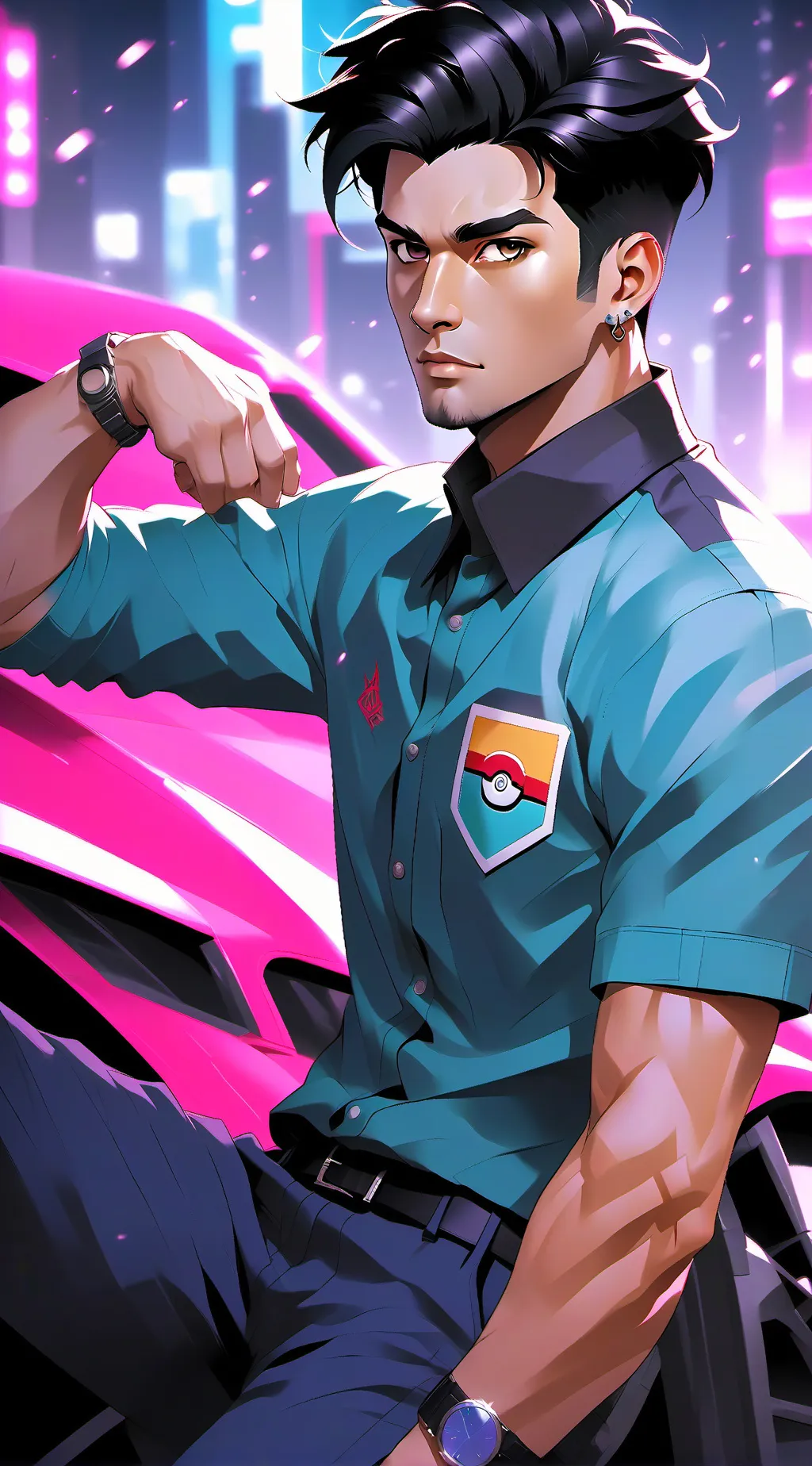 ai character: holsem background