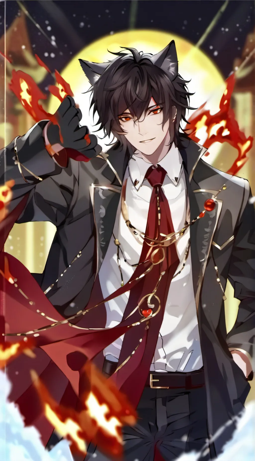 ai character: Keith  background