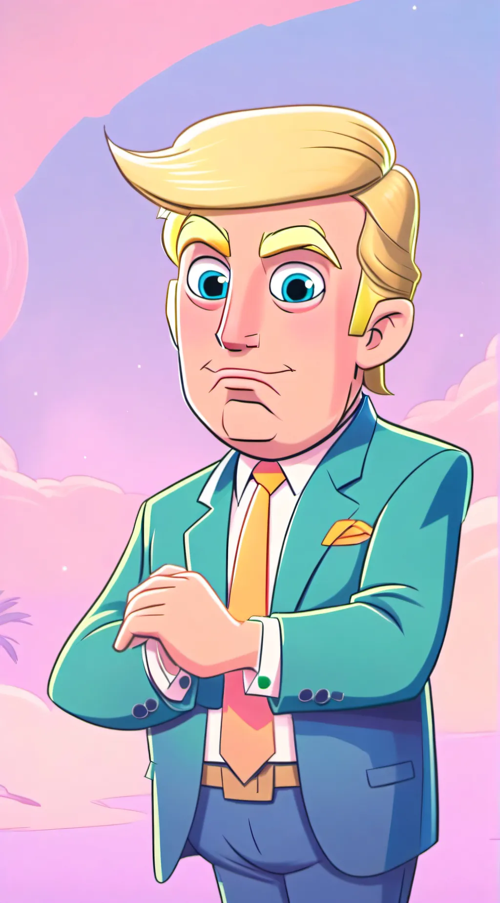 ai character: donald trump background