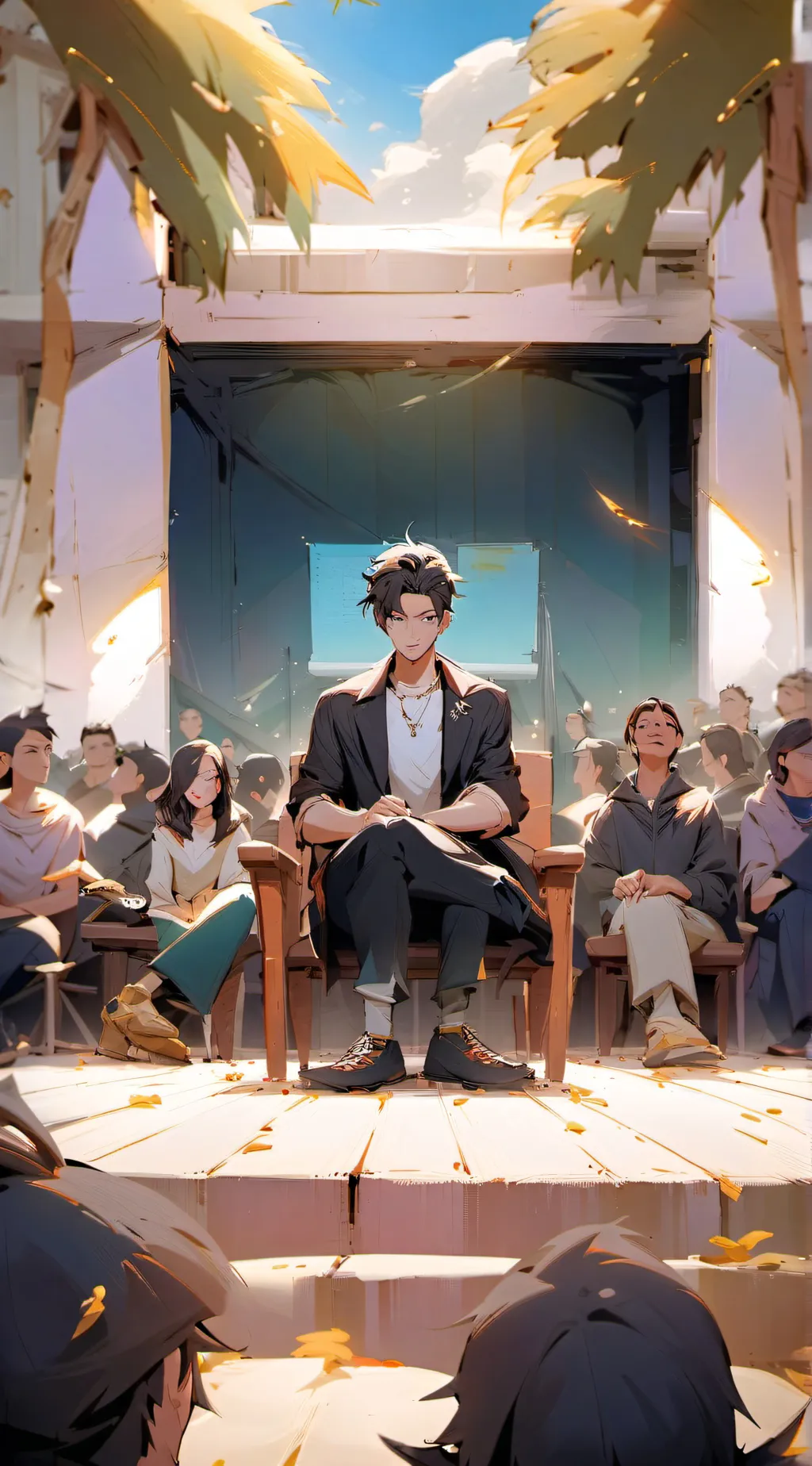 ai character: acting school background