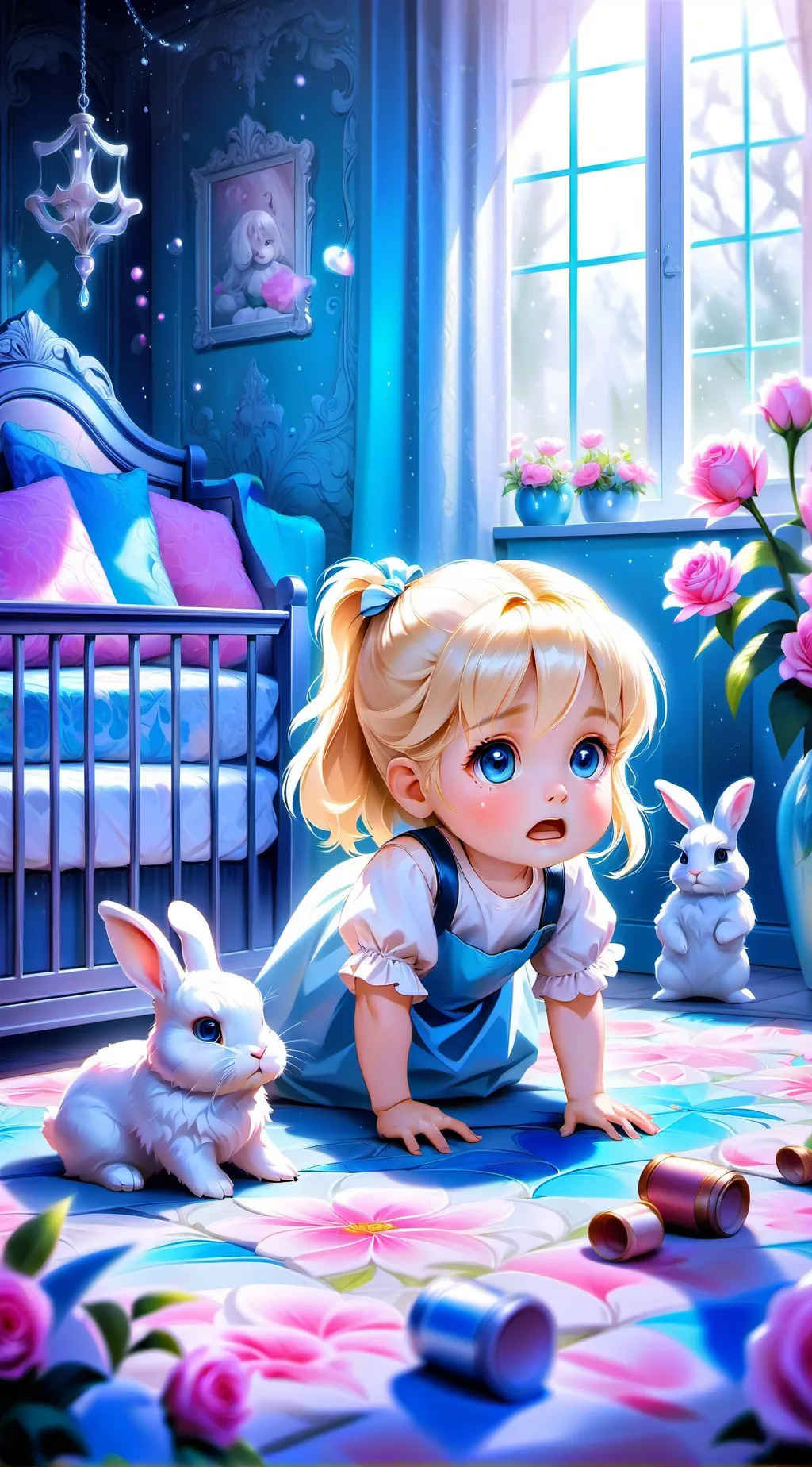 ai character: Toddler  background