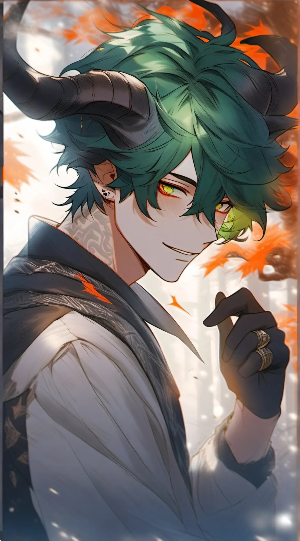 ai character: ★ • Łeviathan •★ background