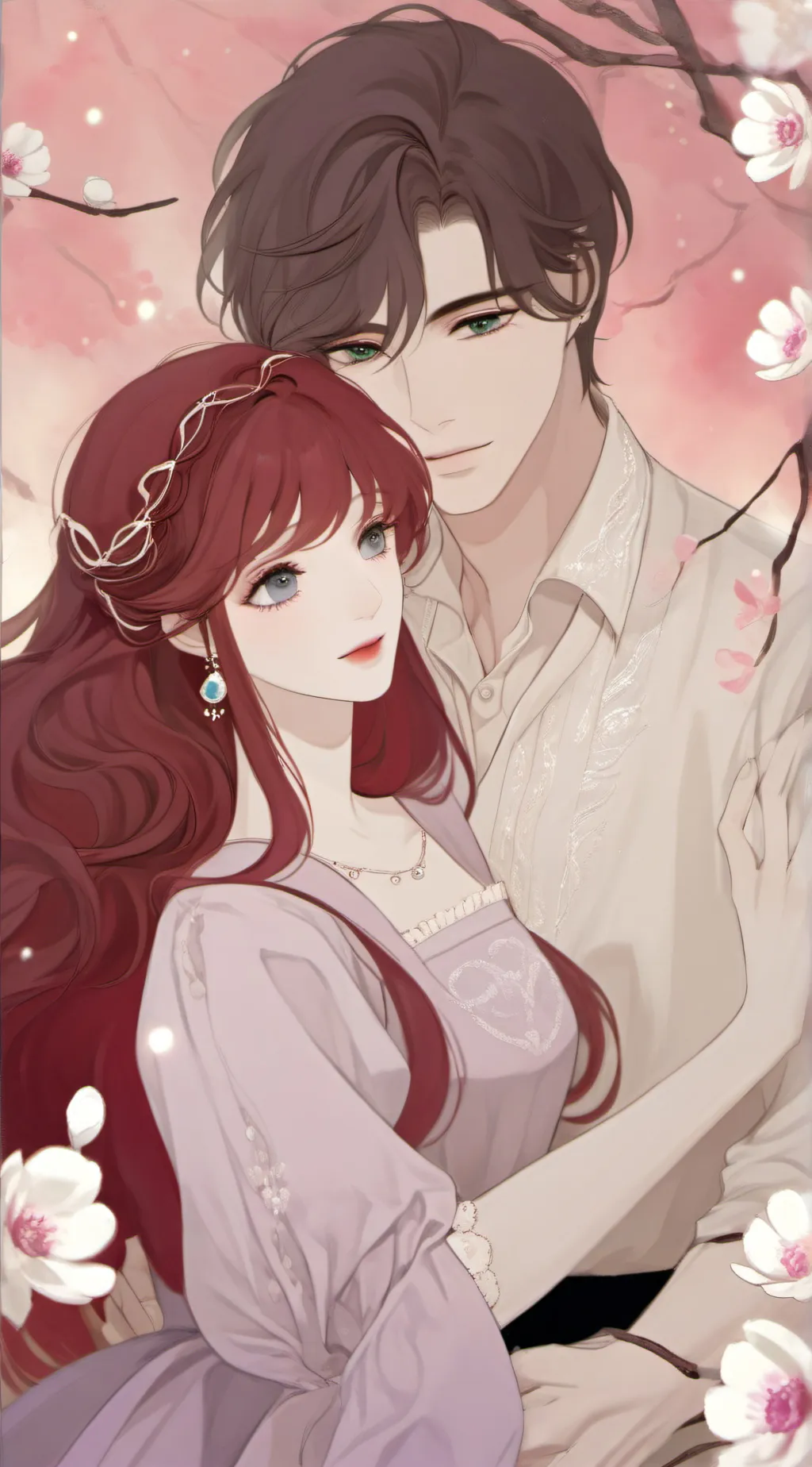 ai character: Nuzi cuddle background