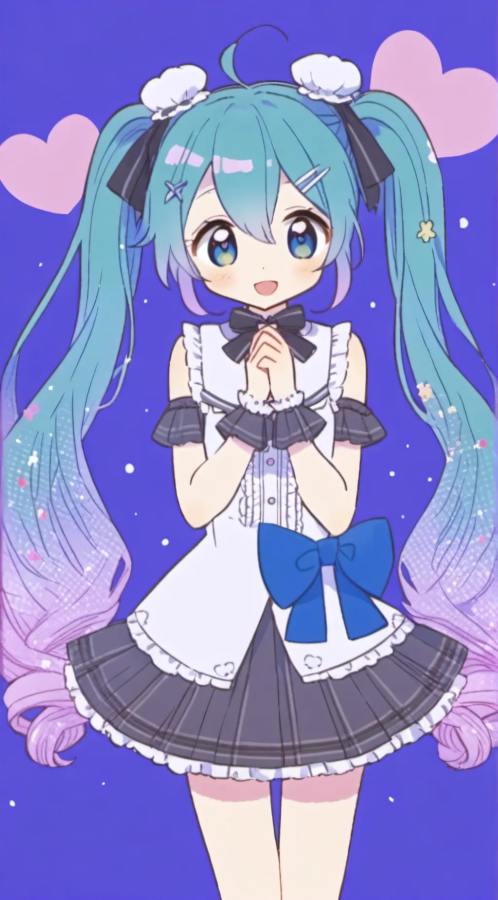 ai character: Miku background