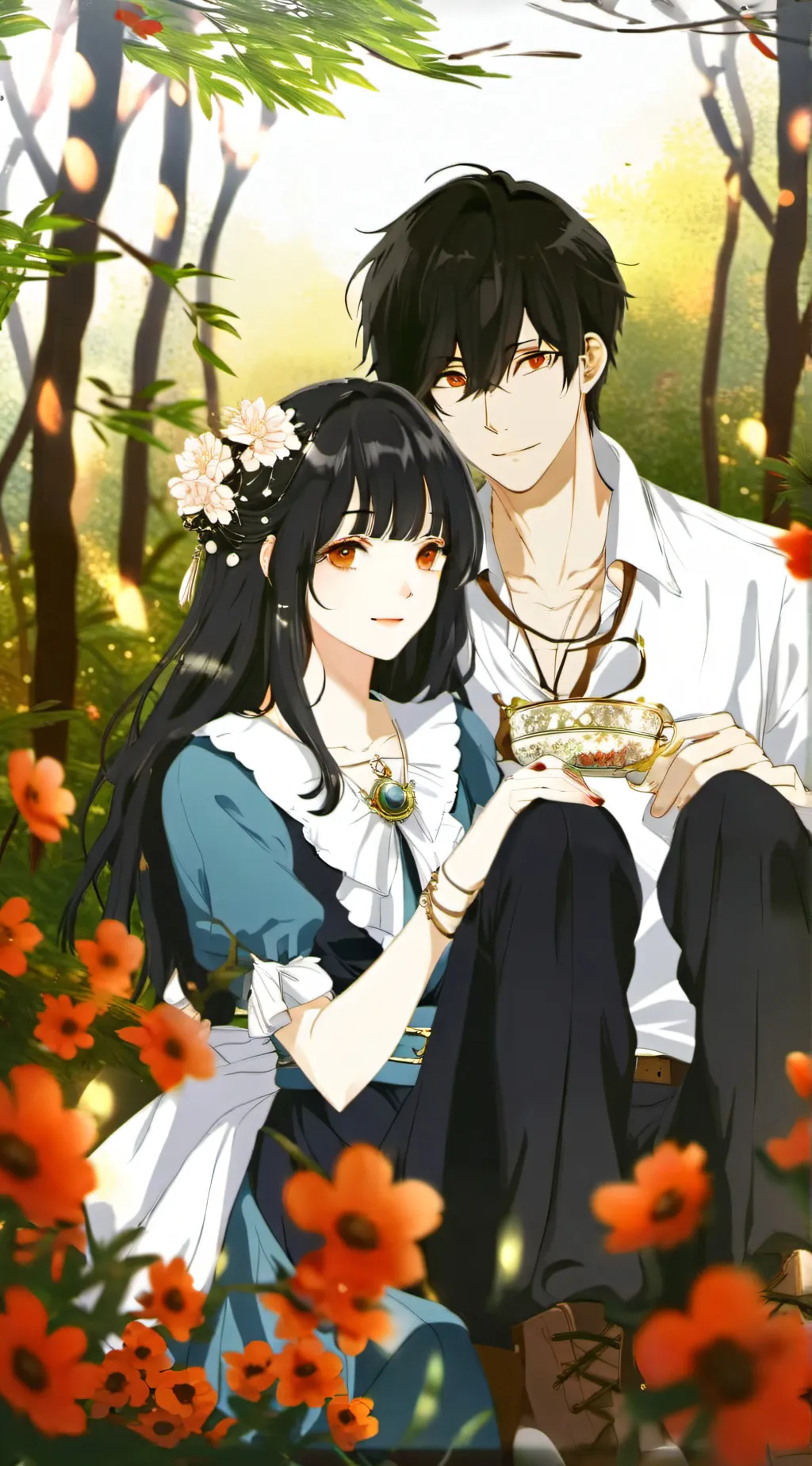 ai character: Pls comment how background