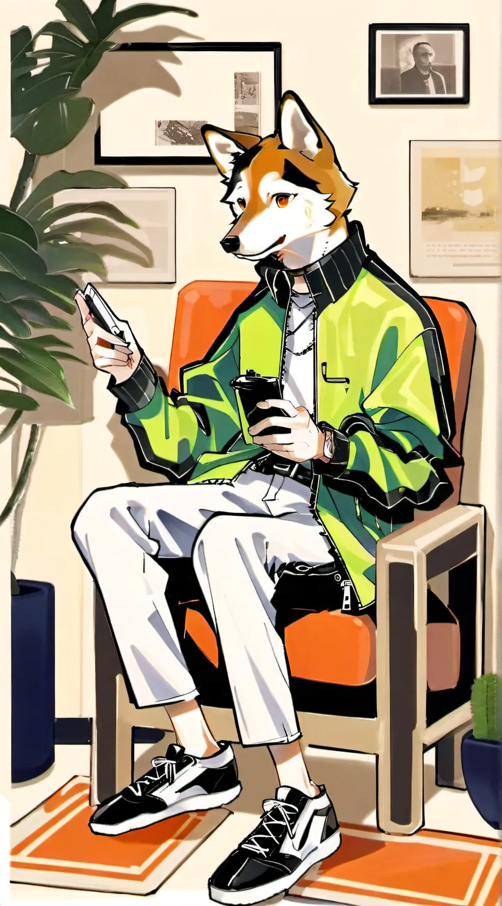 ai character: talking ben background