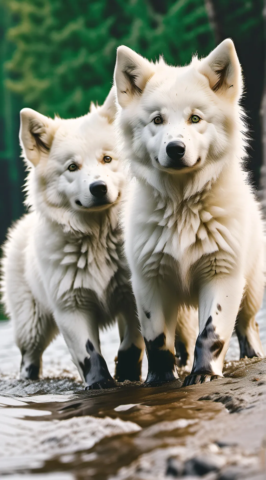 ai character: The zoo background