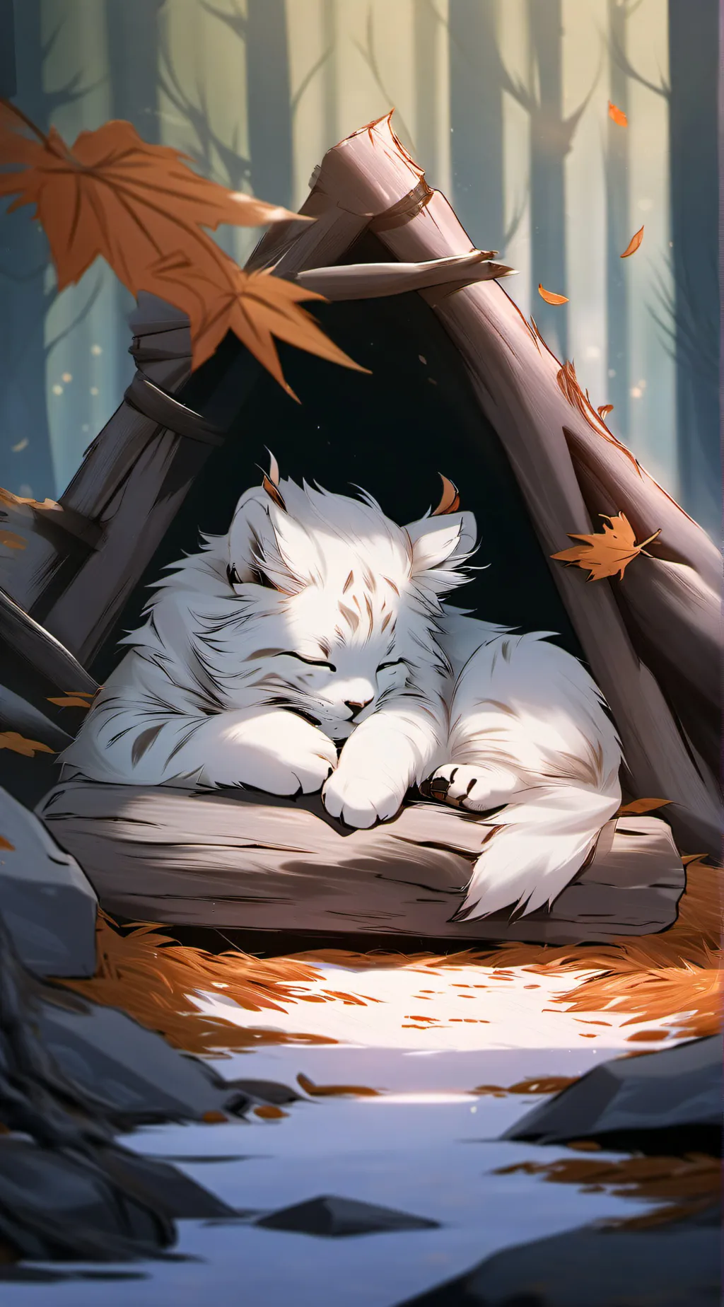 ai character: lynx background