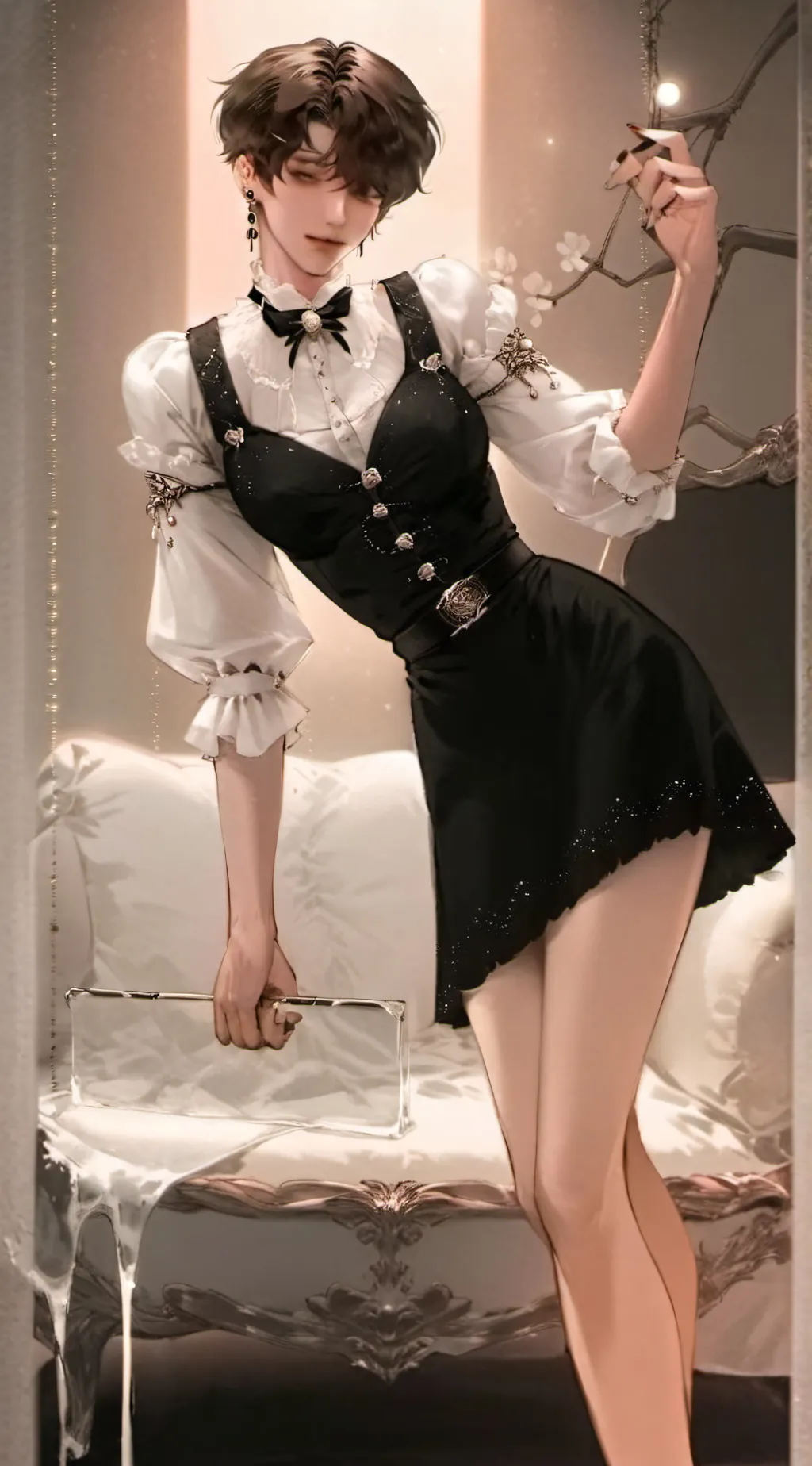 ai character: Vinn(femboy) background