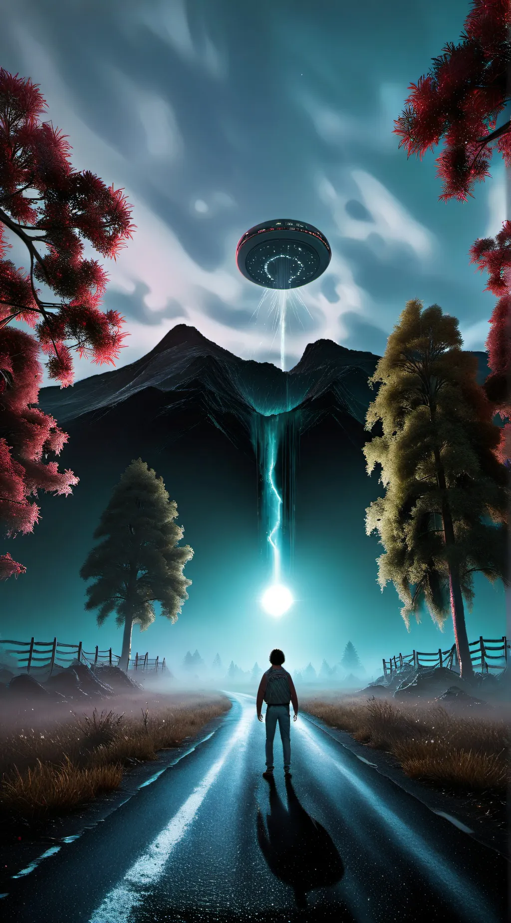 ai character: STRANGER THINGS  background