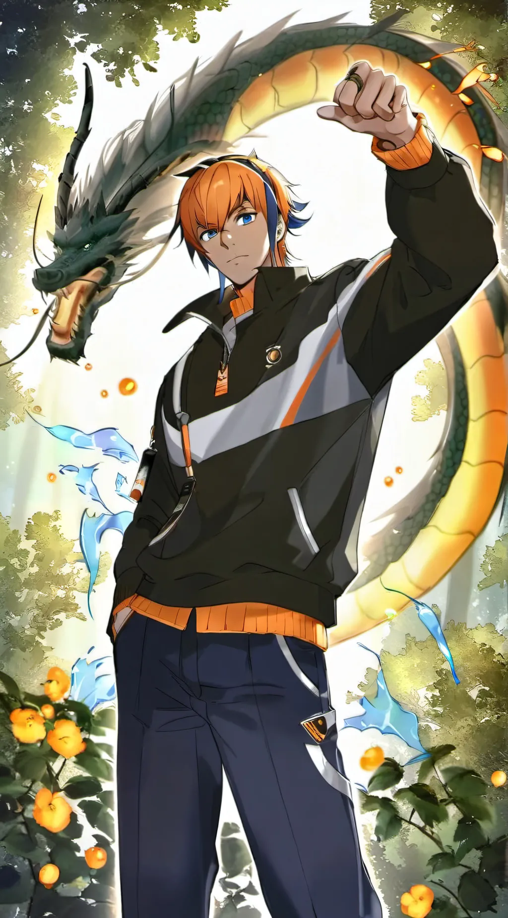 ai character: RAIHAN THE GOOFY background