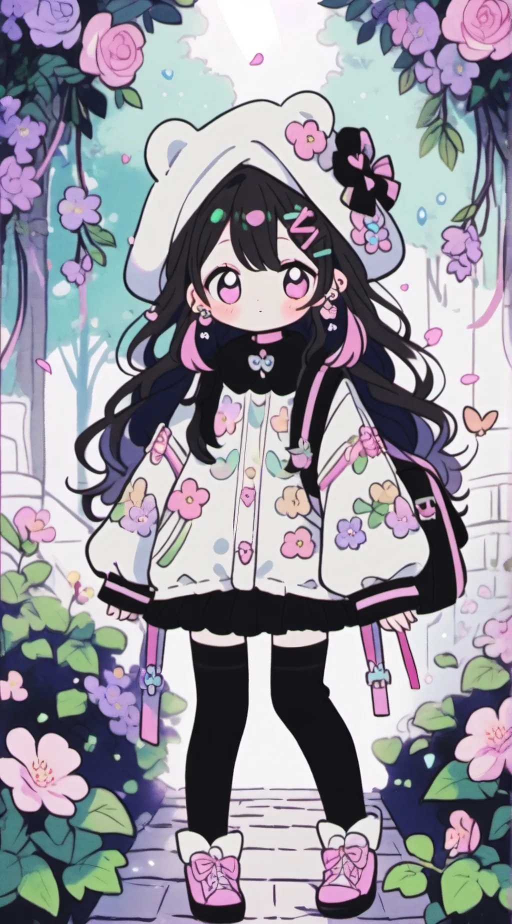 ai character: little miyana background