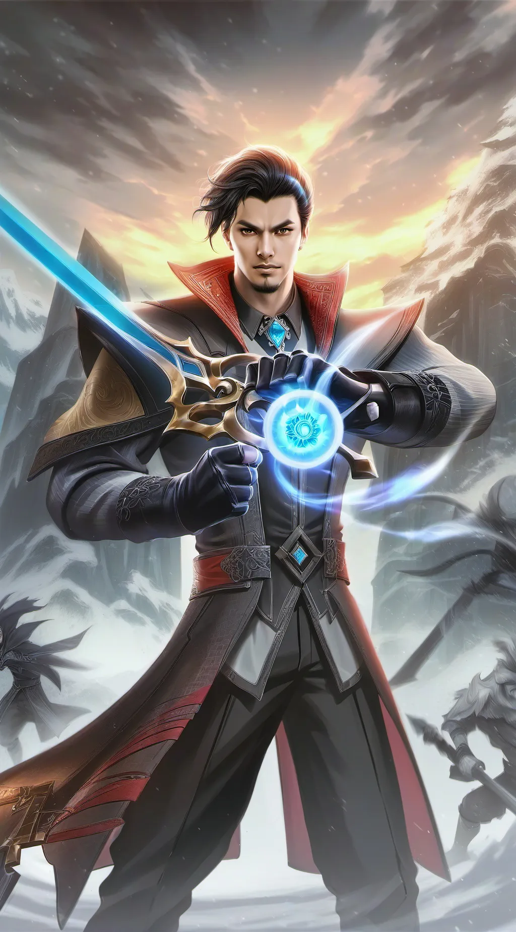 ai character: 还是那样就仿佛 background