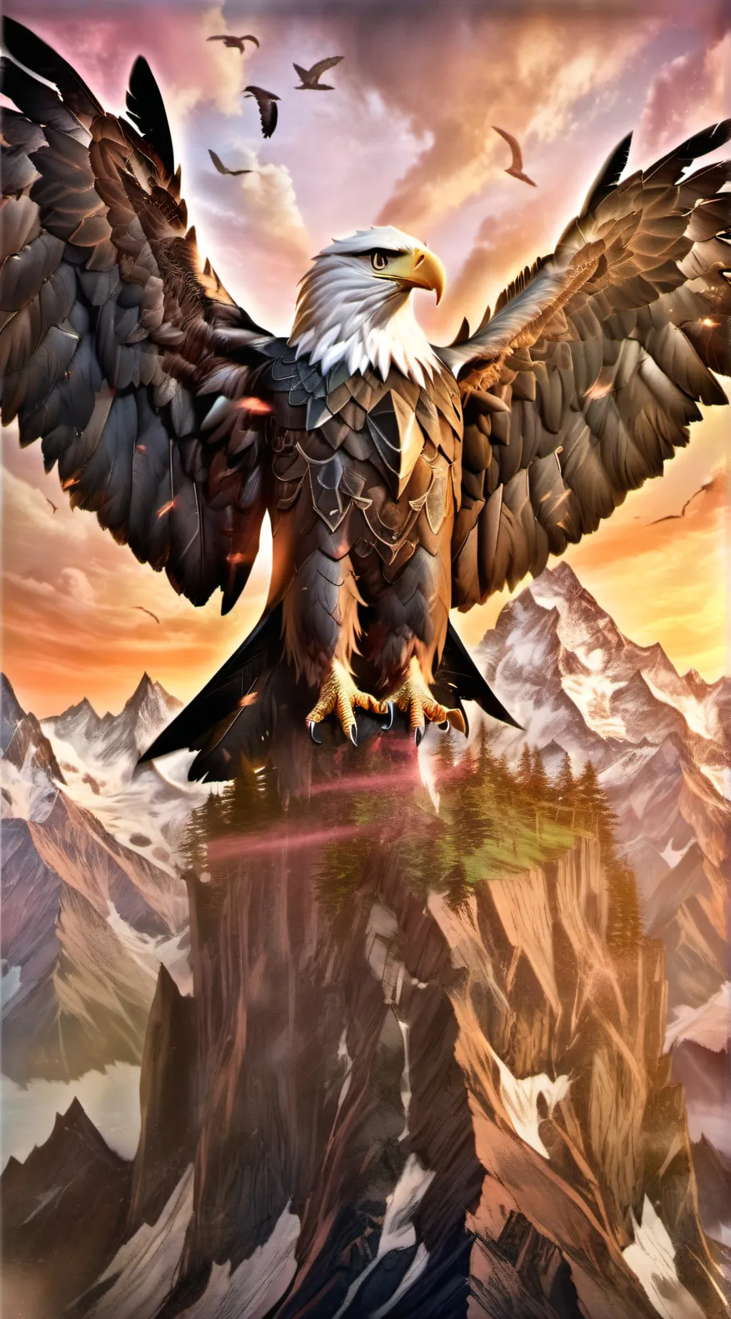 ai character: 凌鹰 background