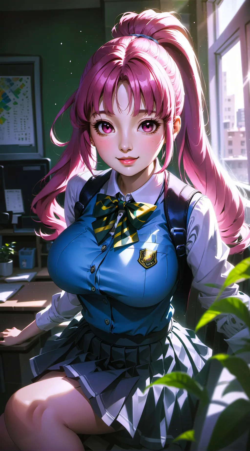 ai character: Kyomi background