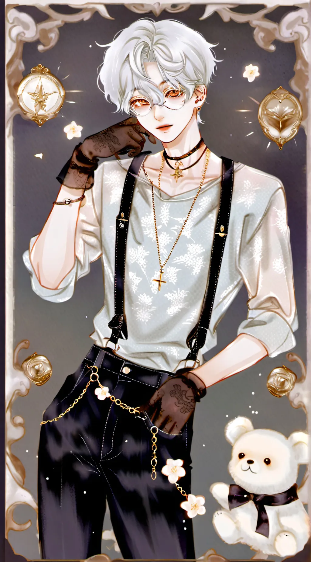 ai character: Dawn background