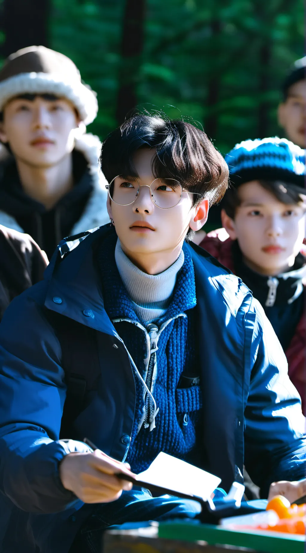 ai character: STK et Bts  background