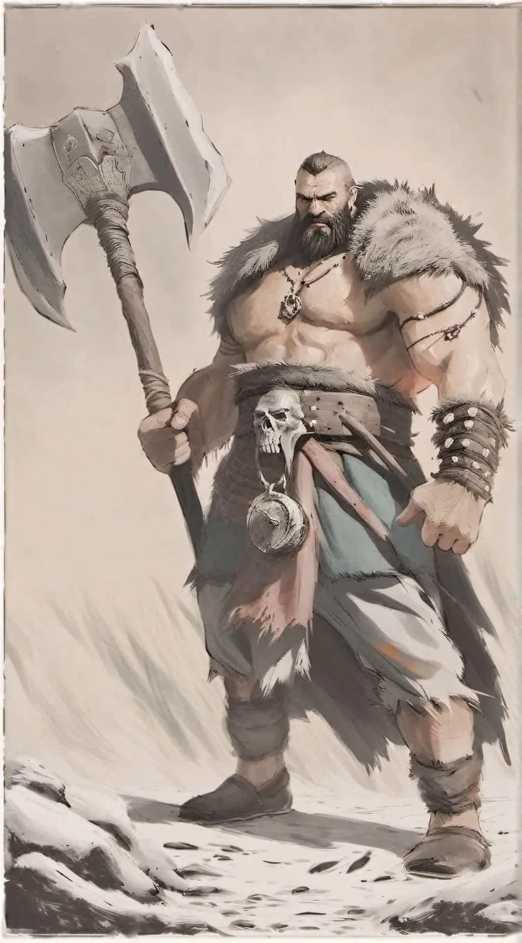 ai character: Gorek background