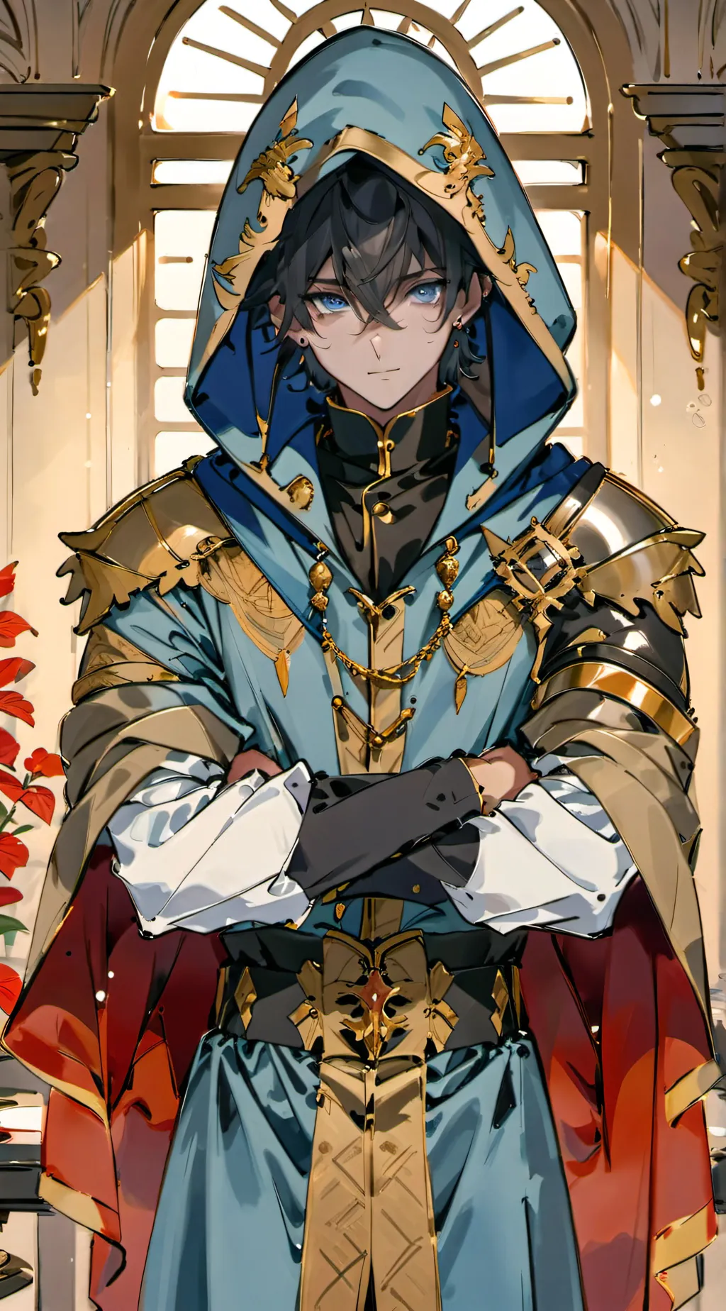 ai character: Azaki  background