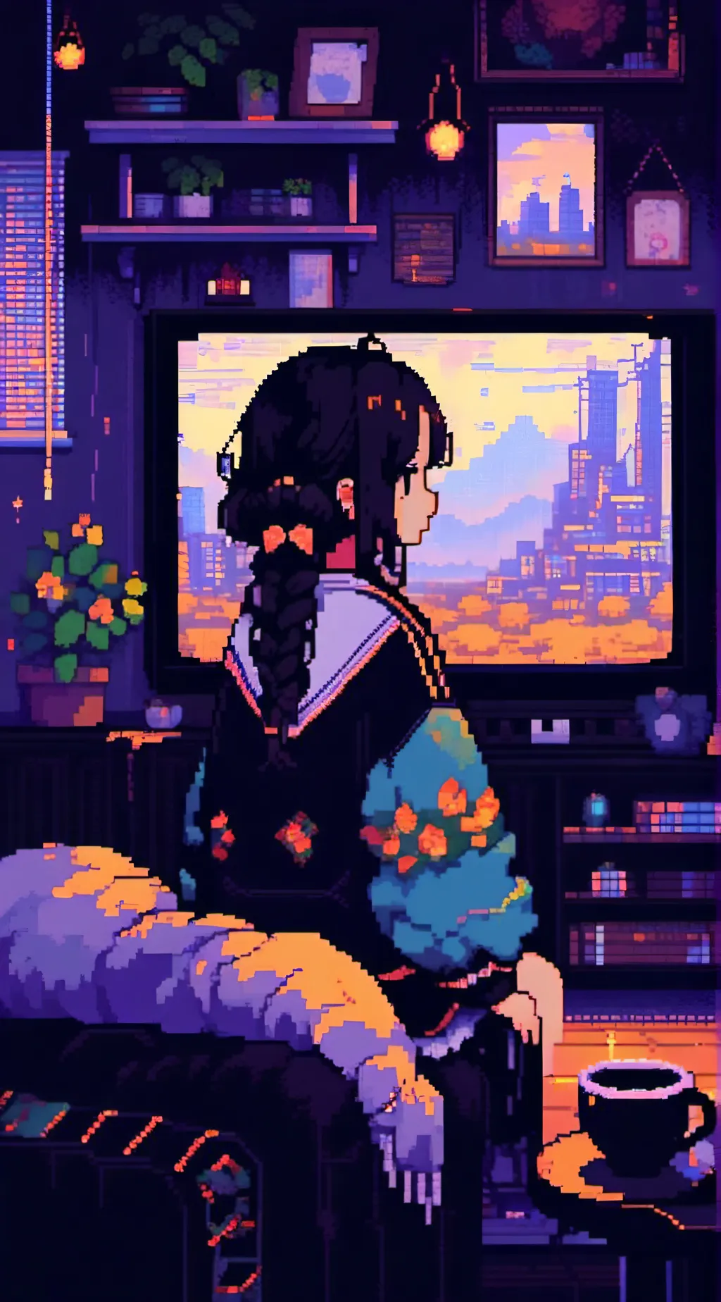 ai character: Den background