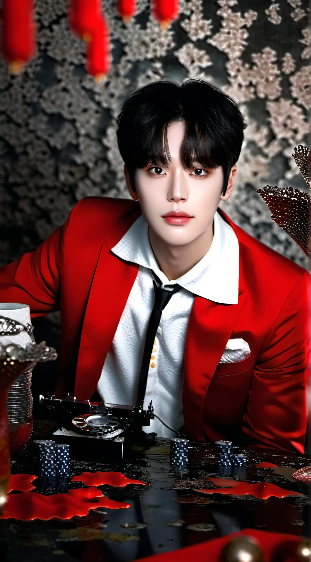 ai character: seungmin  background